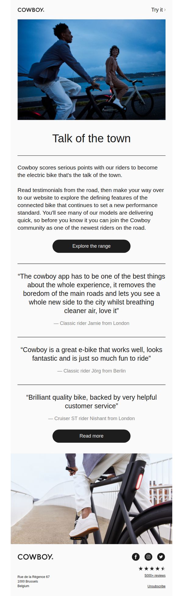 10. Cowboy - EN: The connected bike, in review