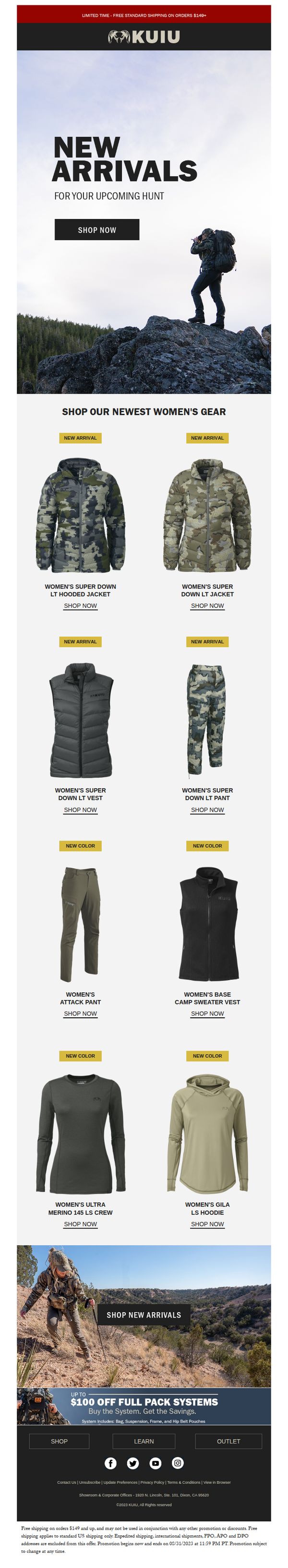 8. Kuiu: Women's New Arrivals