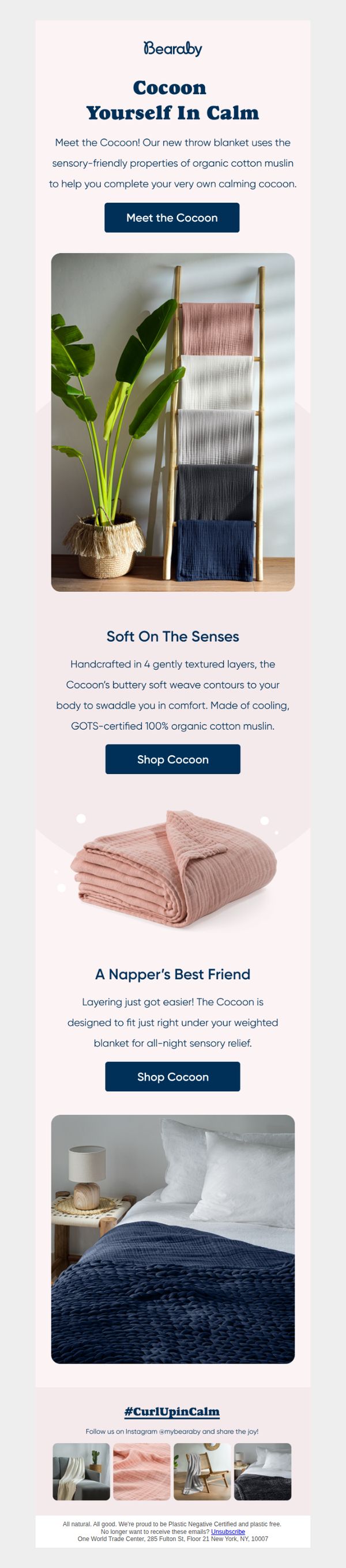 6. Bearaby: NEW! Meet the Muslin Cocoon