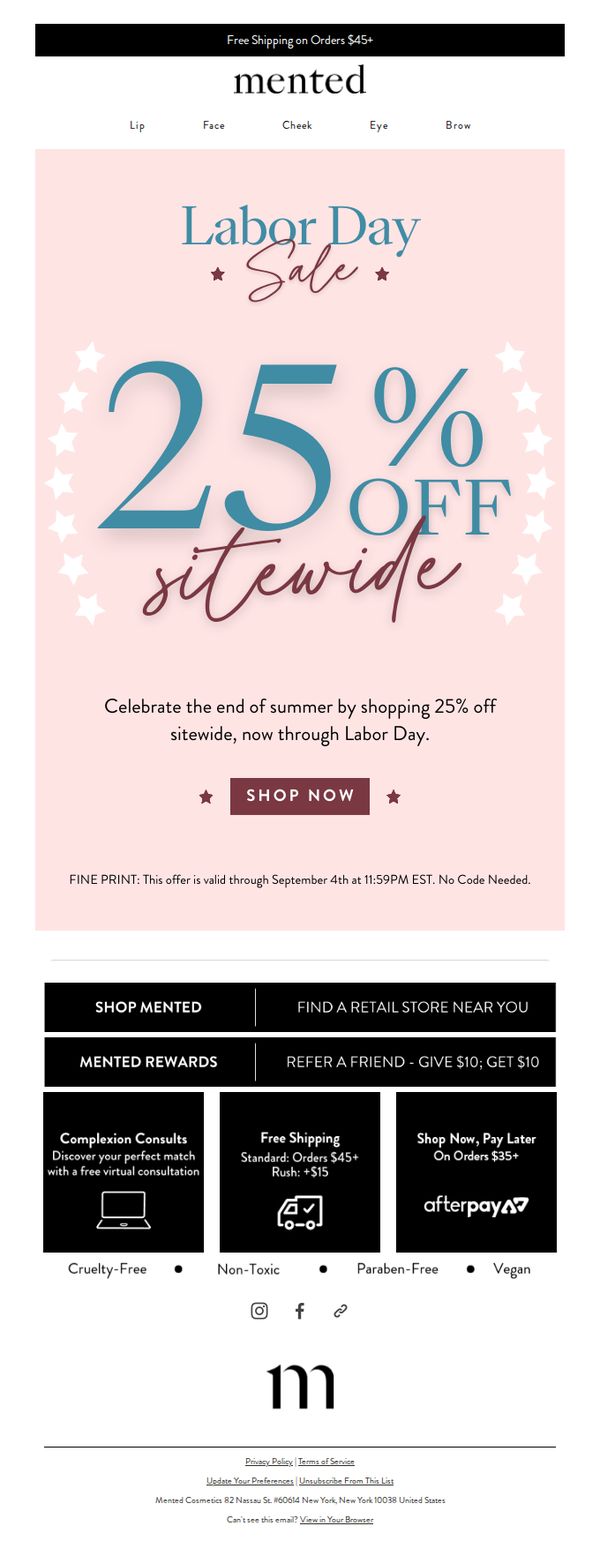 10. Our Labor Day Sale is Starting NOW!