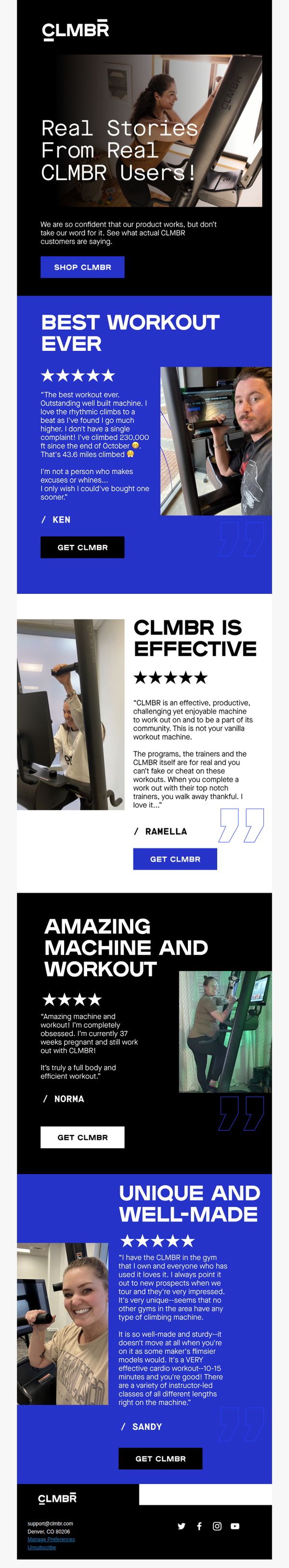 7. 🖤 Heart-Felt Stories From CLMBR Clients