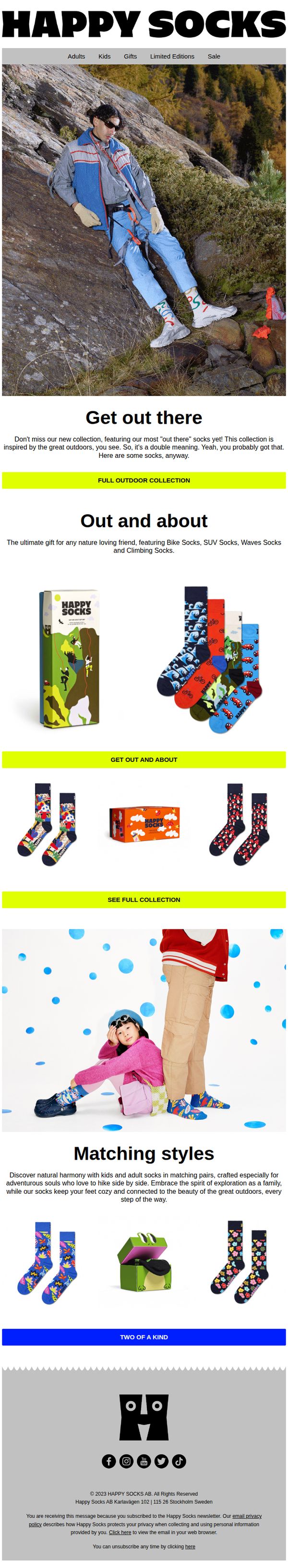 9. Happy Socks: Socks for the Great Outdoors