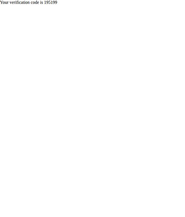 6. Your verification code