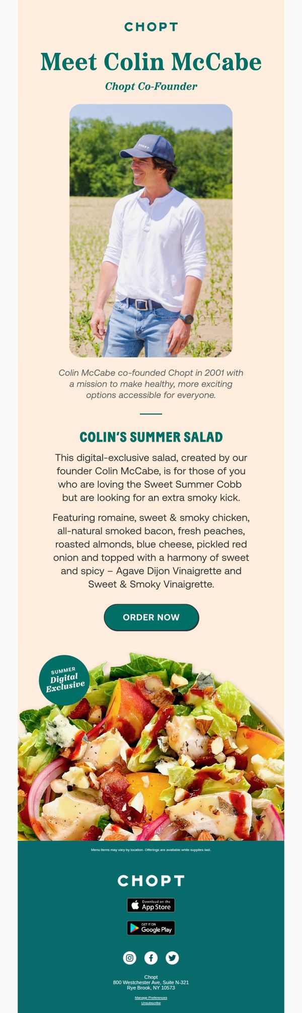 6. Colin's Summer Salad