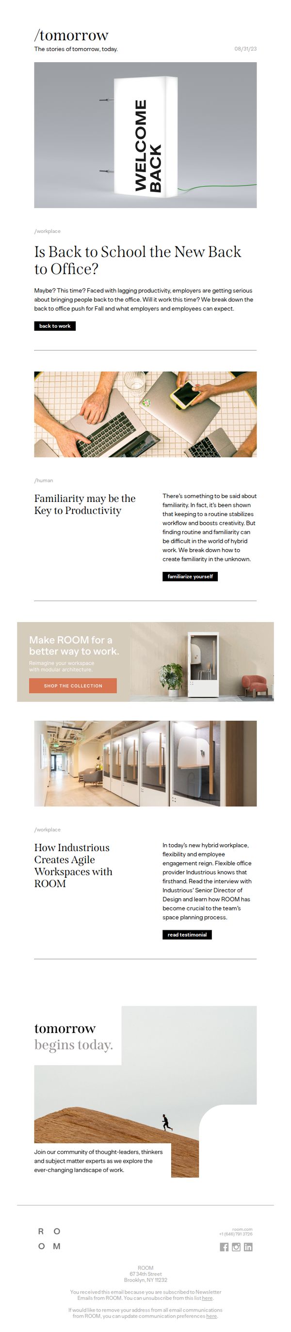 7. Room: Is Back to School the New Back to Office?