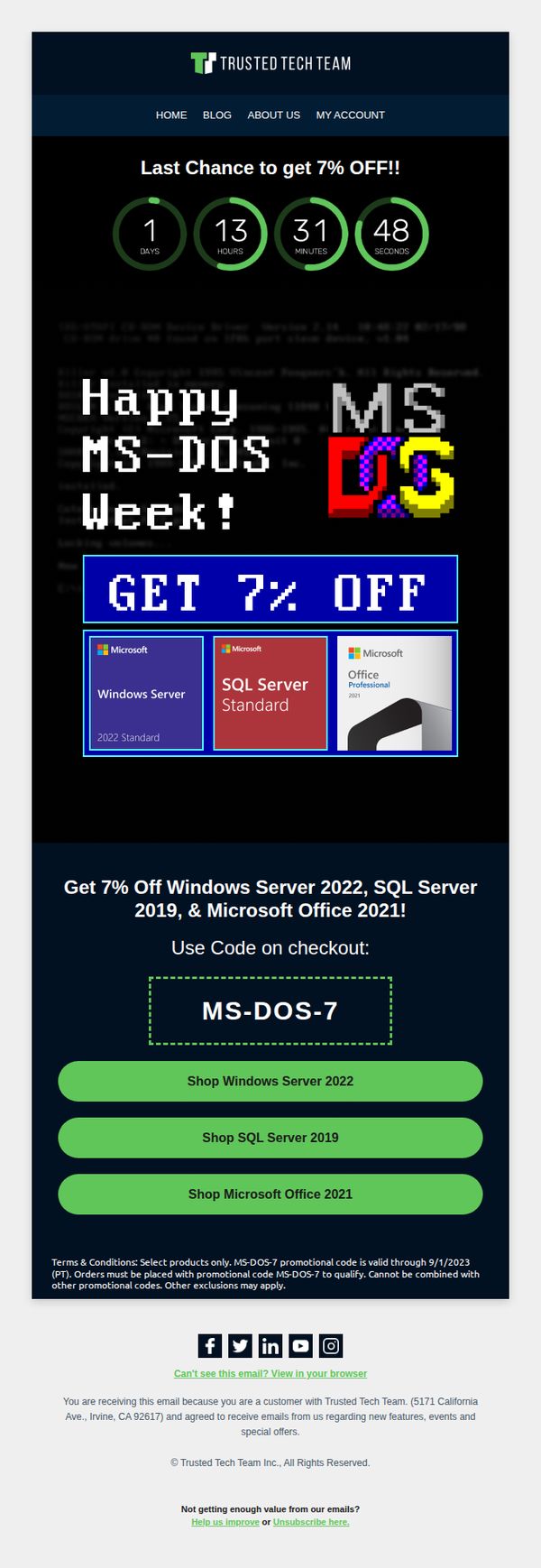 6. MS-DOS Week is Ending Soon! 🎁⌛