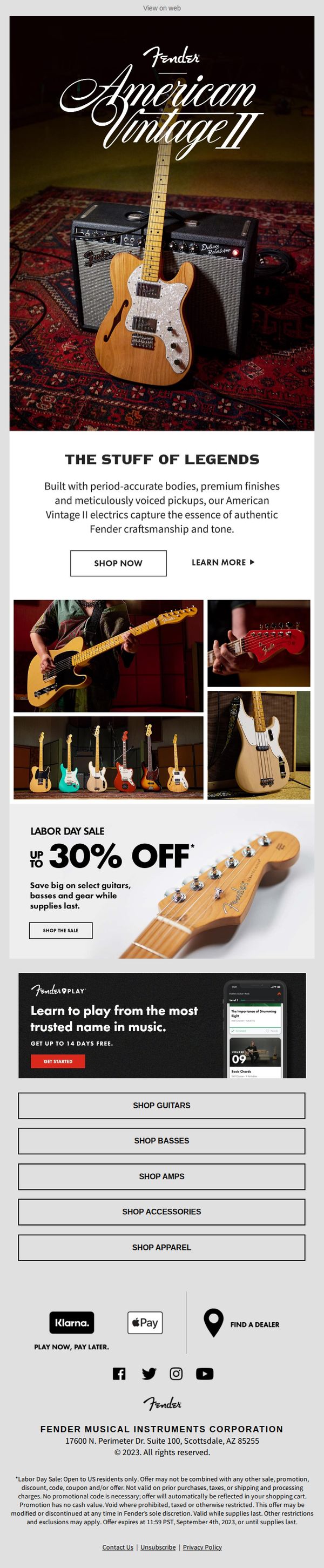 6. Fender: American Vintage II | Built to Original Specs