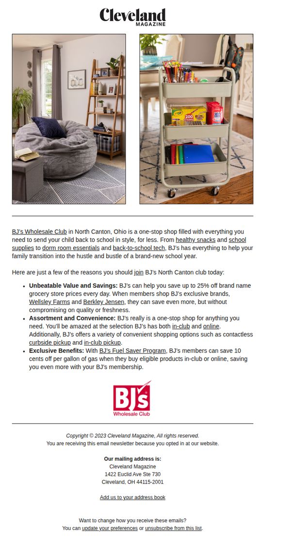 9. Gear Up for Back-to-School with BJ's Wholesale Club!