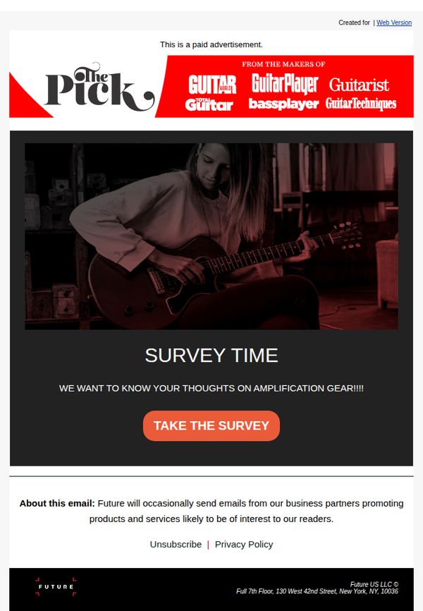 7. Share your thoughts on amplification gear