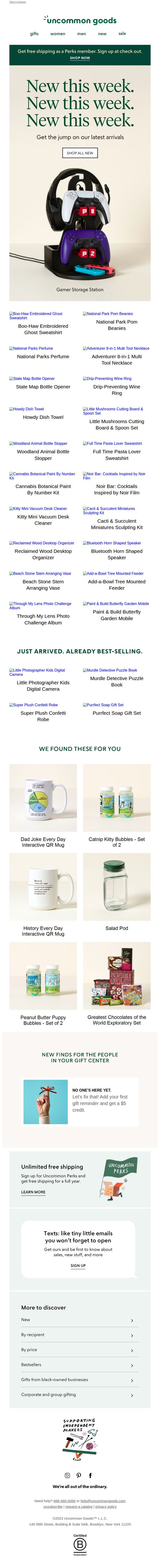 uncommon goods