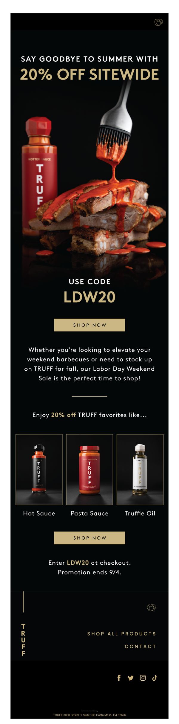 10. 20% off Sitewide! ☀️😎
