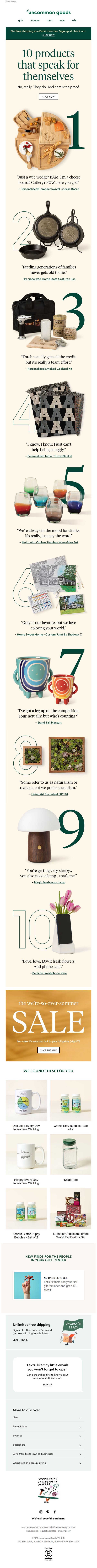 uncommon goods