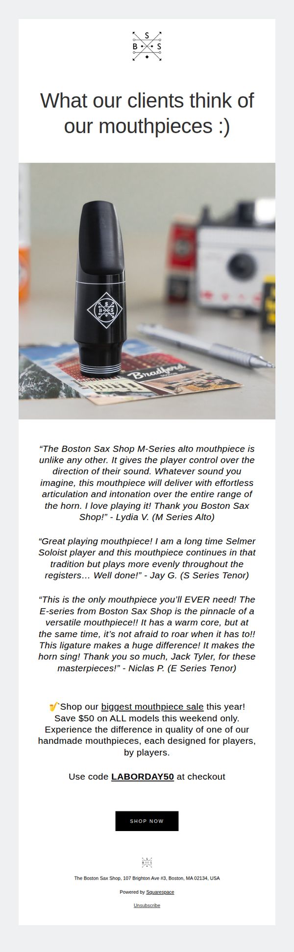 The Boston Sax Shop