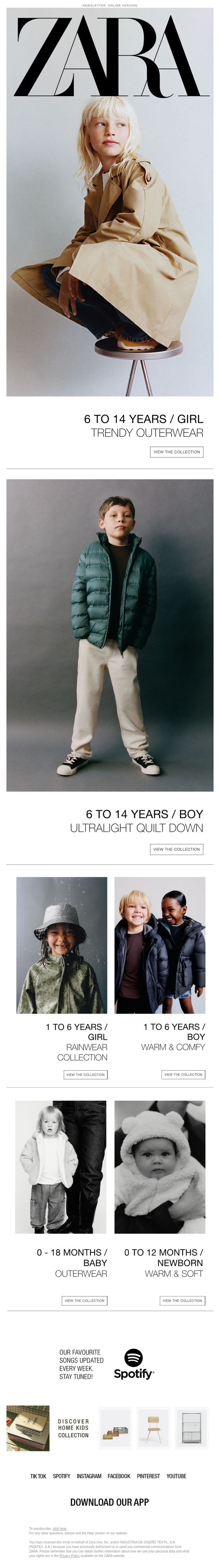 10. Discover the new outerwear collection for #Zarakids