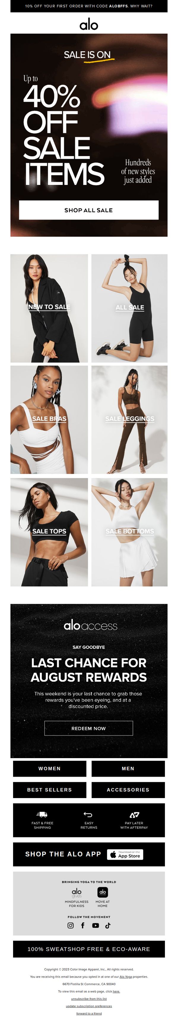 10. Labor Day Sale starts now!