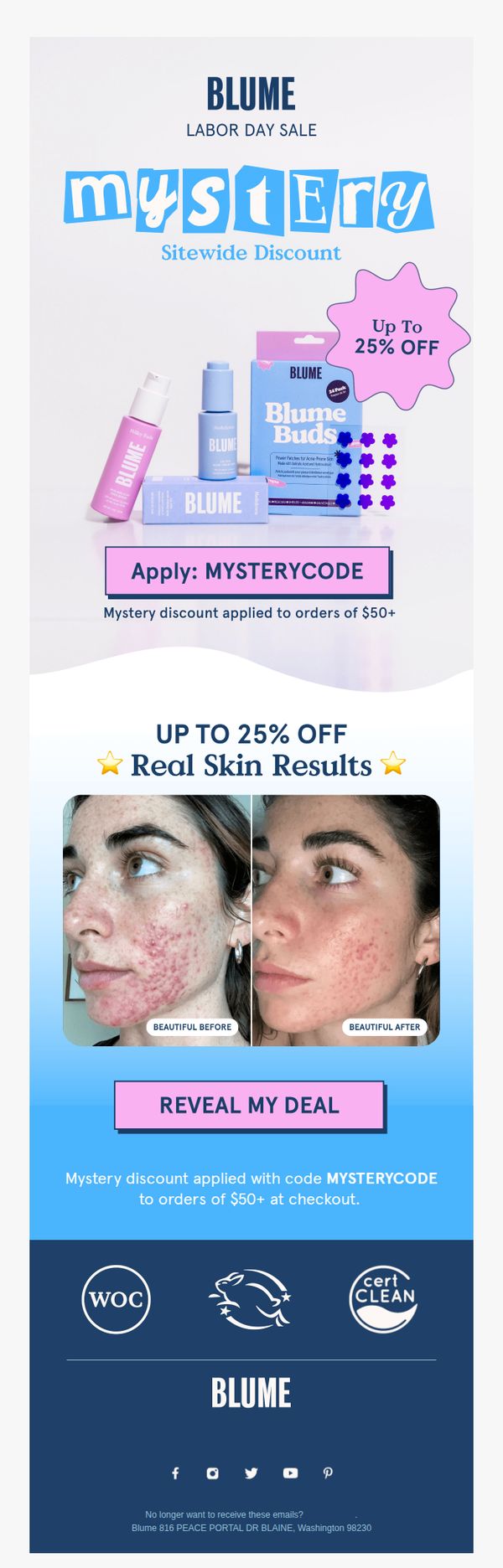 7. Blume: Labor Day Sale IS ON ⭐