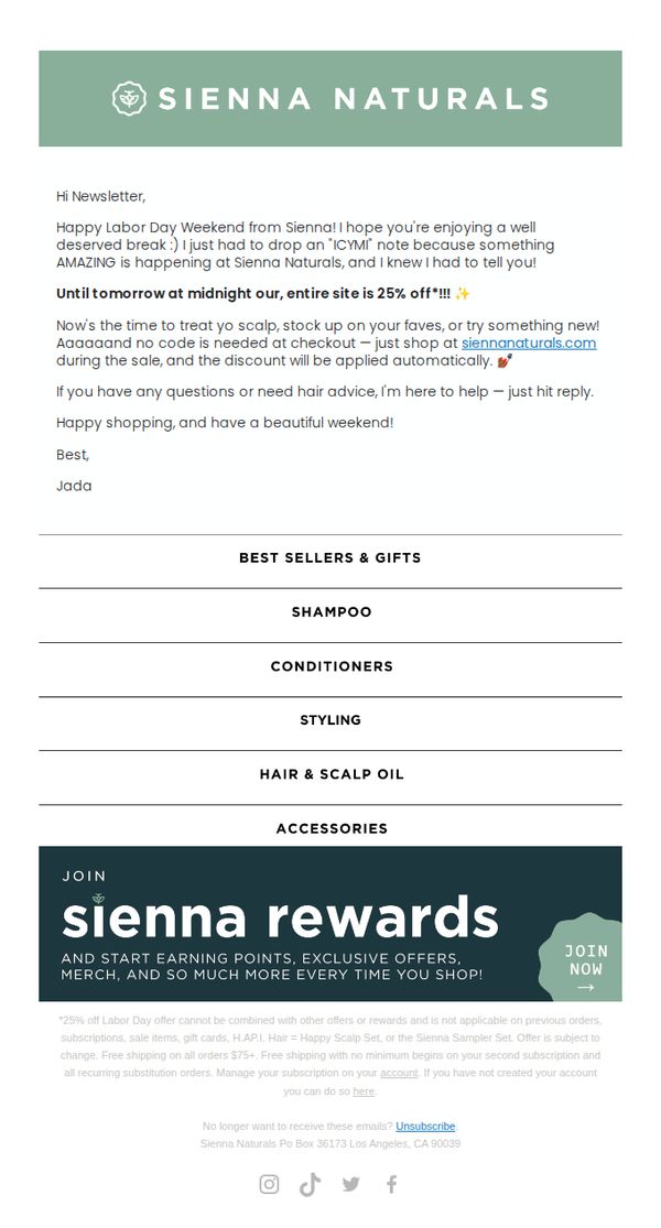 Sienna Naturals