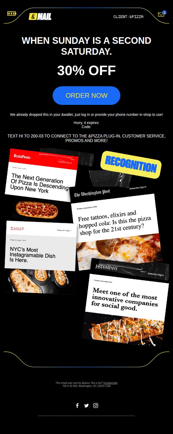 9. &pizza: &pizza: When Sunday is a second Saturday.