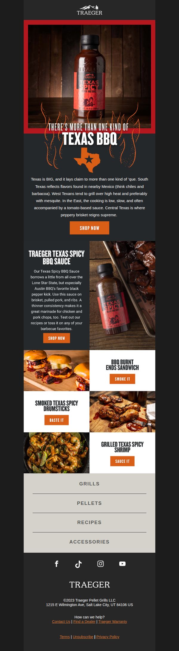6. Traeger Grills: Big, bold Texas ‘Que flavor for every BBQ