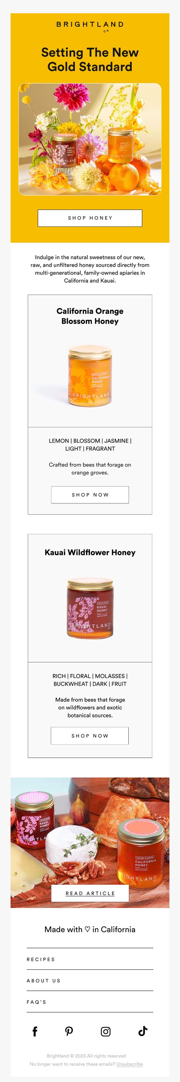 8. Notes of Wildflowers & Citrus 🍯