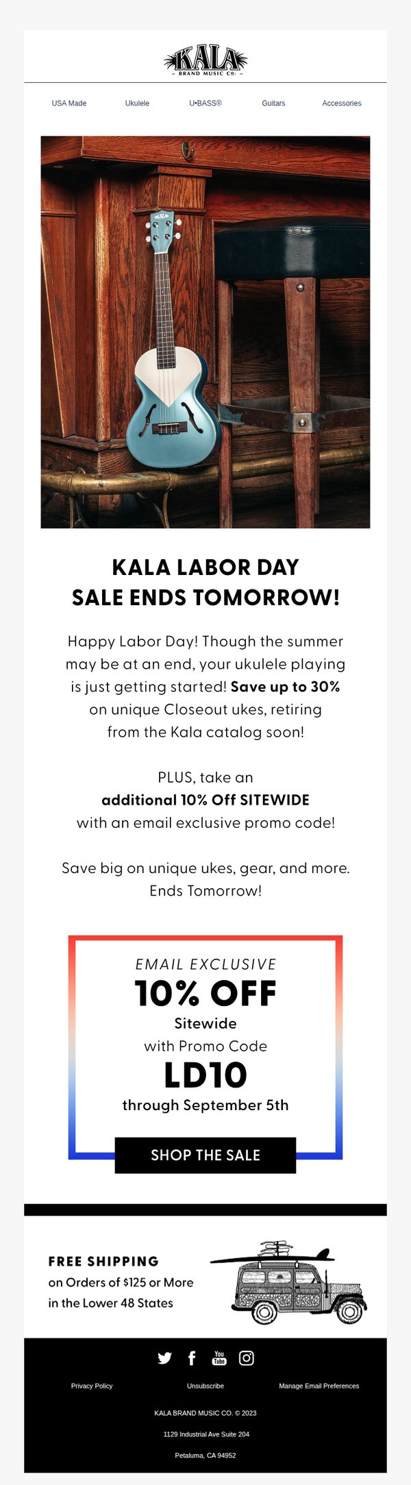 6. Labor Day Sale Ends Tomorrow!