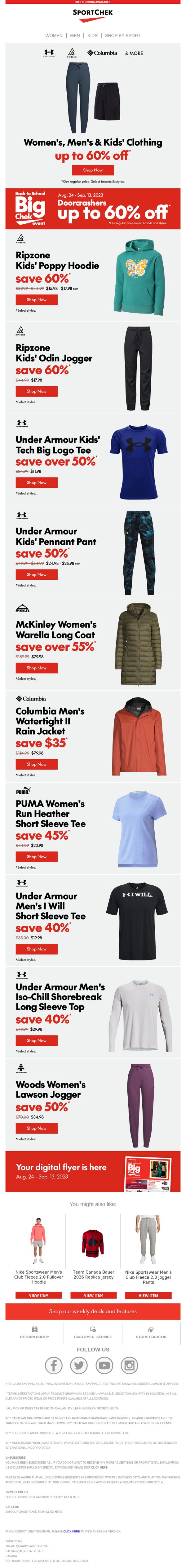 9. Top 10 Back To School Big Chek Clothing Deals