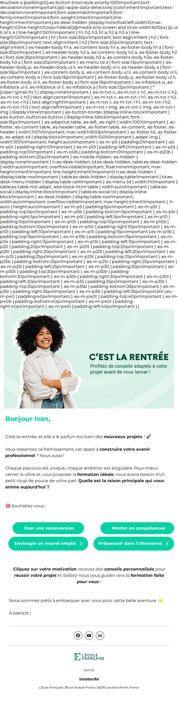 6. Découvrez la formation adaptée à vos besoins 🌟