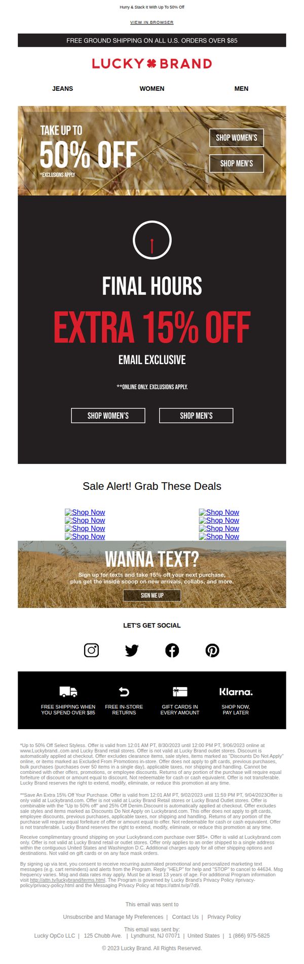 9. Last Chance For An Extra 15% Off!