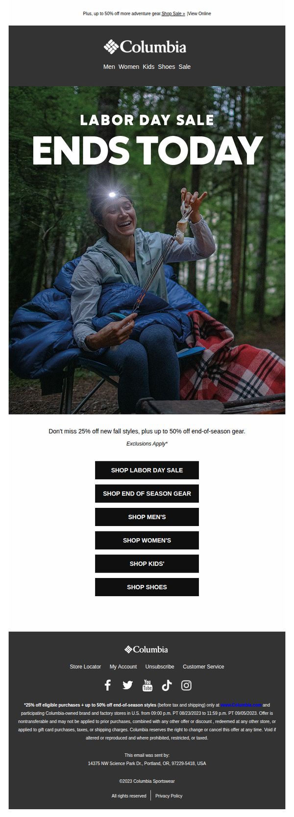 6. FINAL DAY for 25% off sitewide!