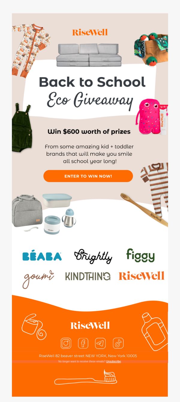 8. RiseWell: 🚨Back To School GIVEAWAY!🚨