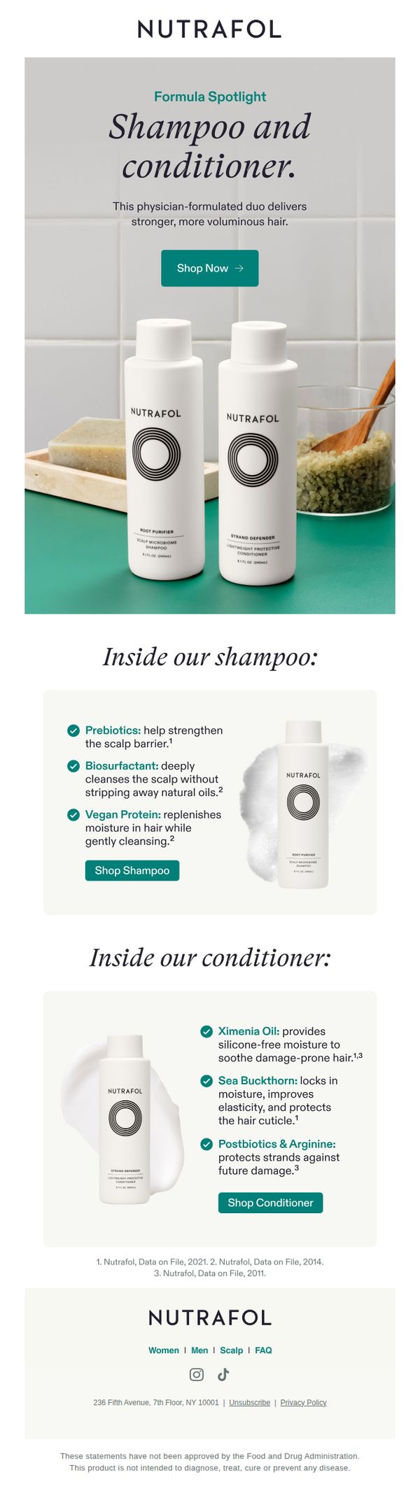 9. What’s inside our shampoo and conditioner?