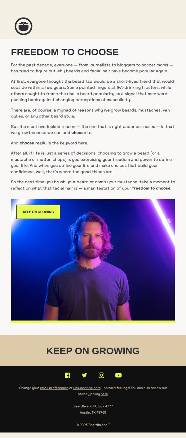 10. The real power of growing a beard