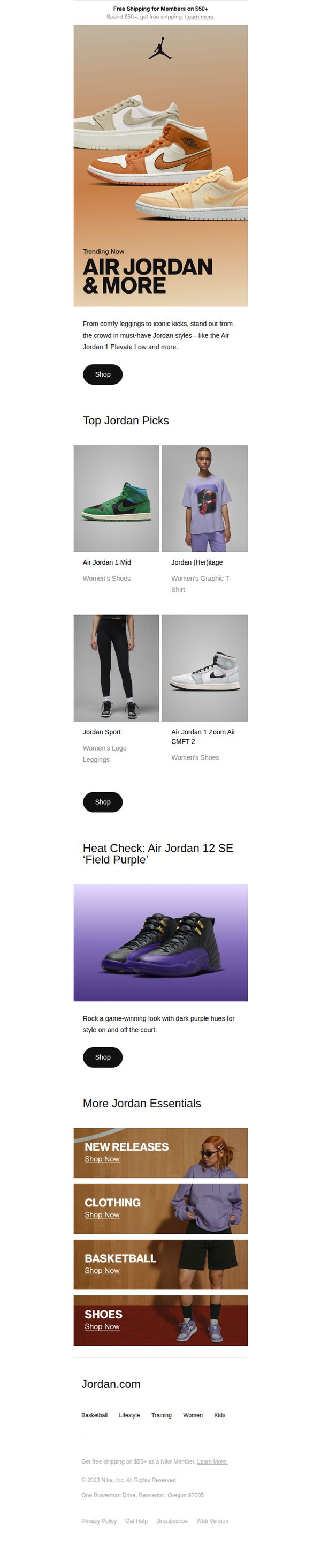 7. Nike: Jordan looks that win 🙌 