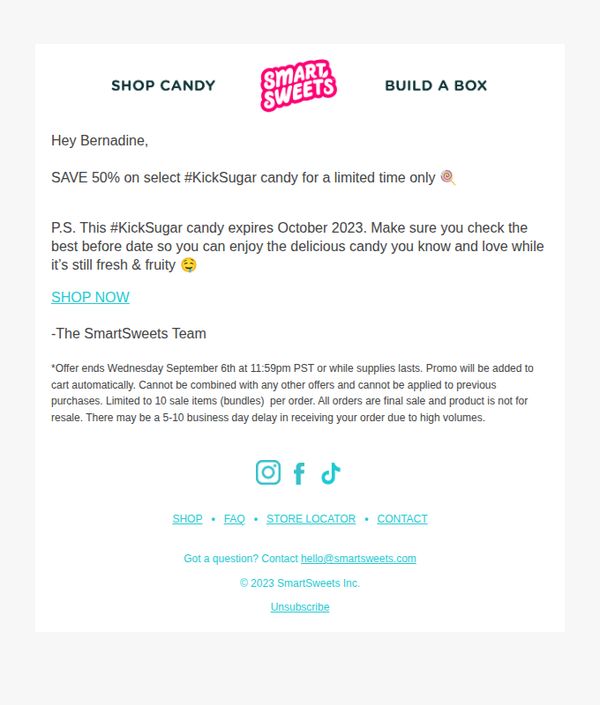Smart Sweets
