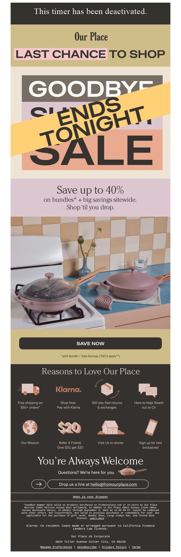 10. ⏰ Not-to-miss savings end tonight