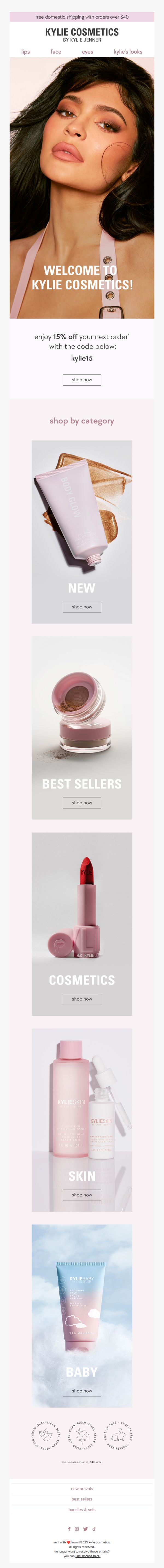 9. Kylie Cosmetics: Welcome to Kylie Cosmetics! 💋