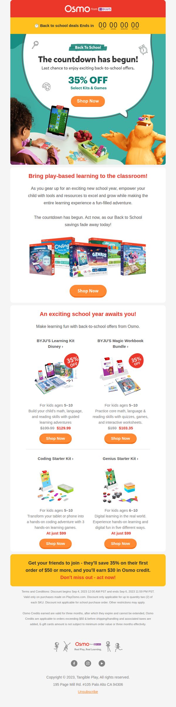 6. Osmo: ⏰ Ends Today: Osmo Back to School exclusives