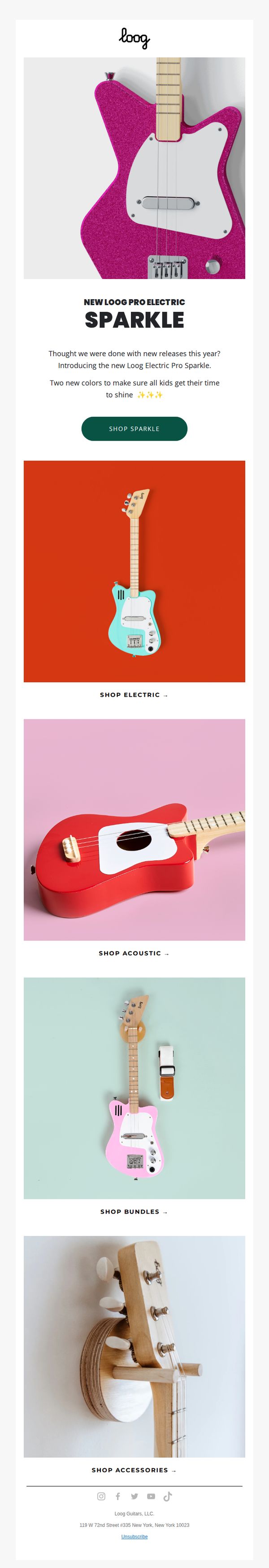 10. Introducing Loog Pro Electric Sparkle ✨