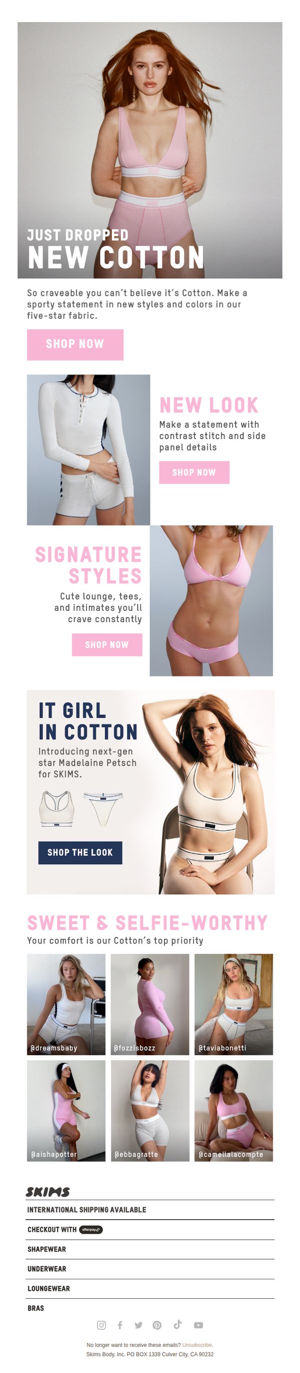 8. Just Dropped: New Cotton