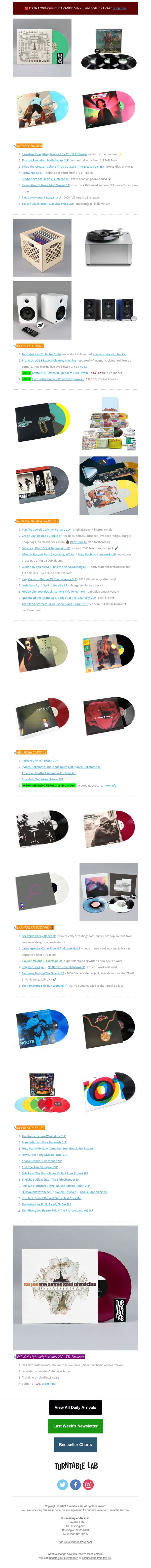 7. ☽ Slowdive + Fat Jon Exclusives