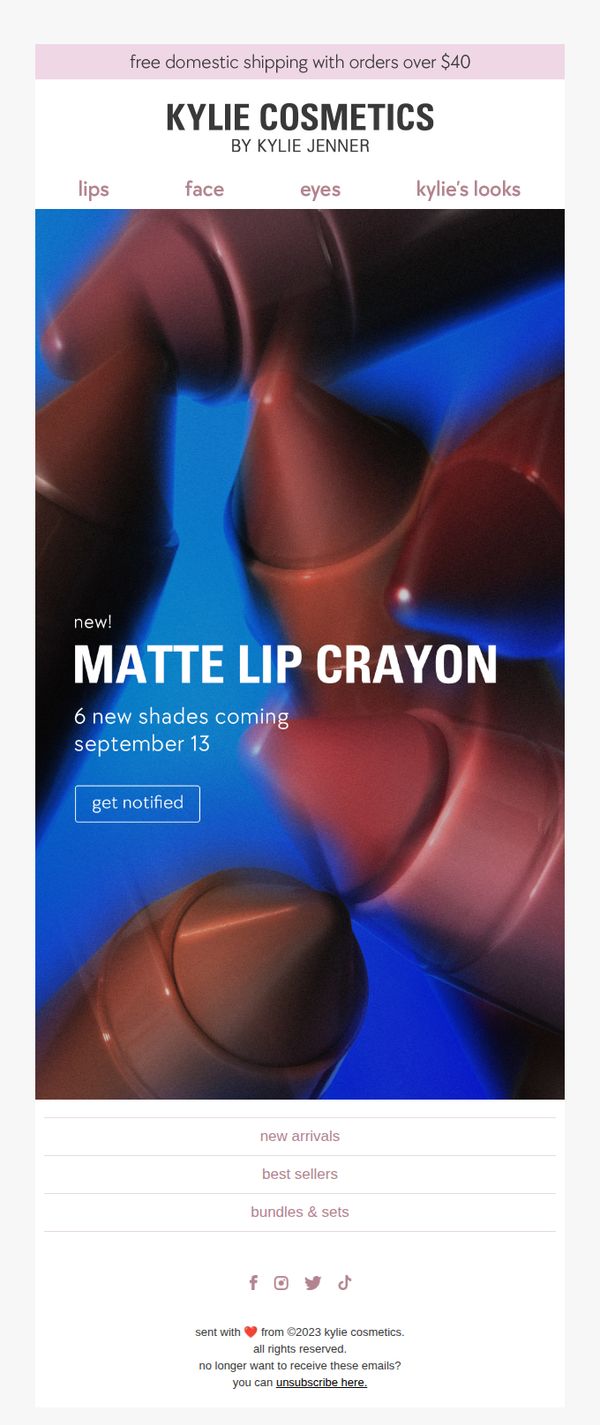 6. coming soon: NEW matte lip crayon 💋