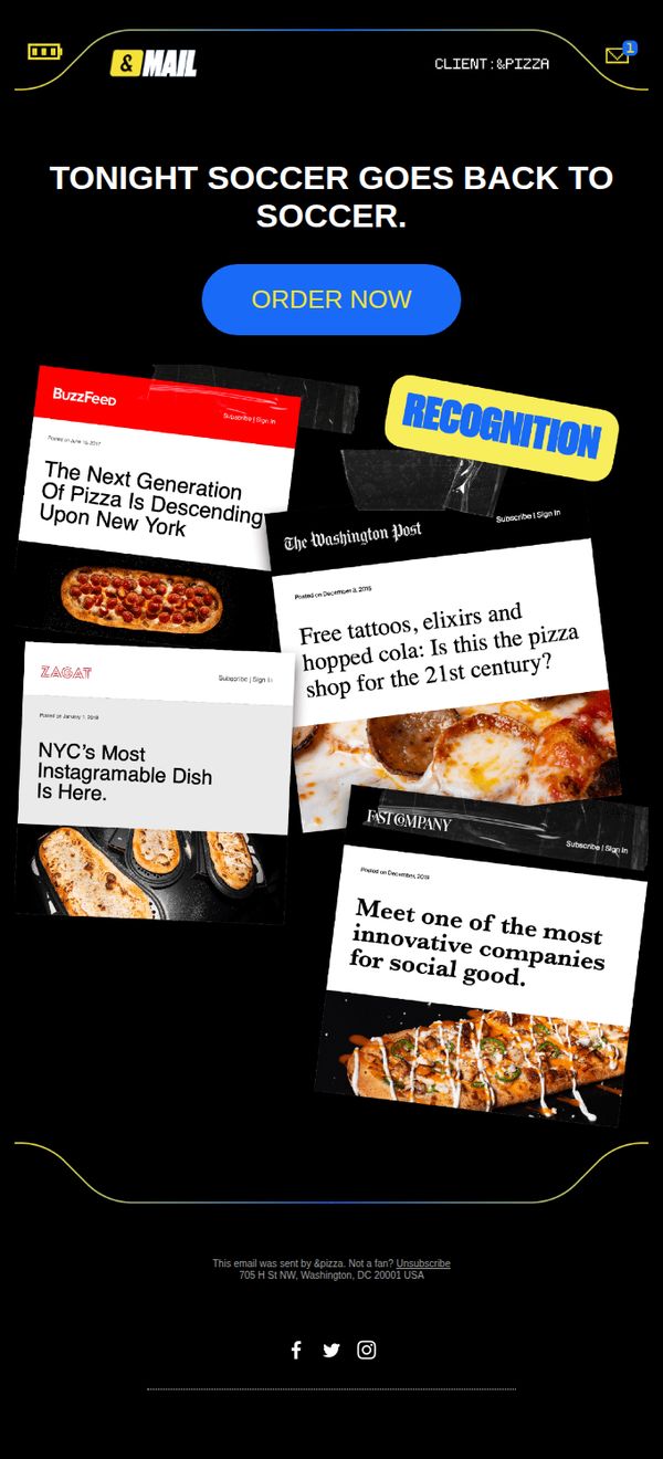 10. &pizza: &pizza: Tonight soccer goes back to being soccer