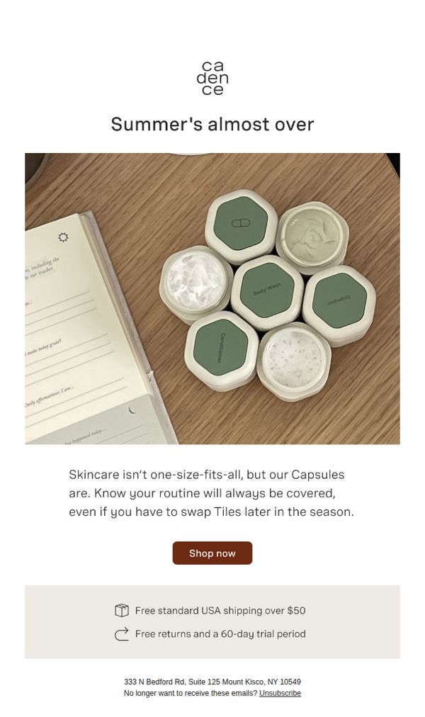 8. Cadence: Changing seasons and Tiles