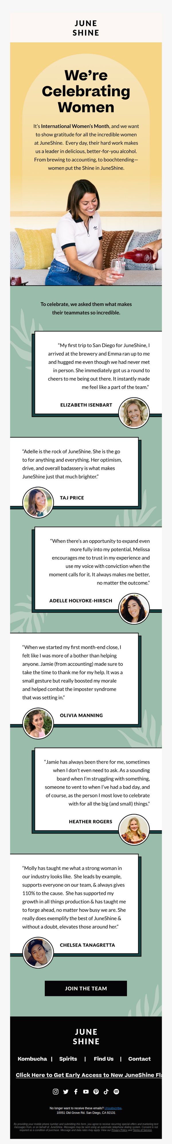 6. June Shine: Meet the women of JuneShine