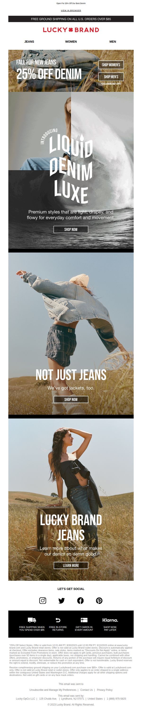 10. Three Words: Liquid. Denim. Luxe. 🌊