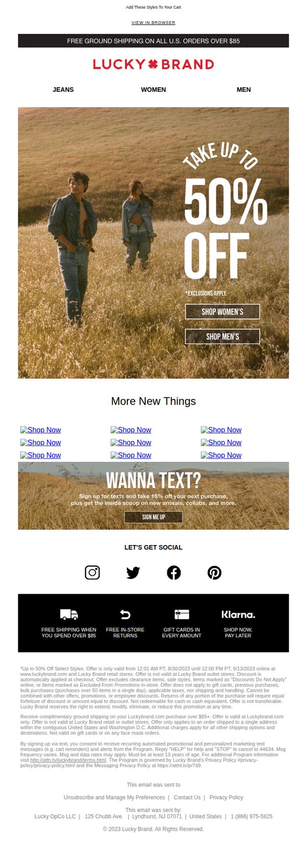 6. Best Of Fall: Up To 50% Off