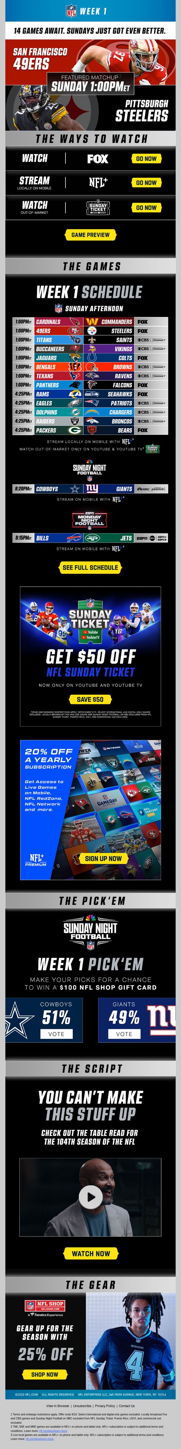 8. NFL:  SUNDAY FOOTBALL is BACK and Better Than Ever! 🏈🙌