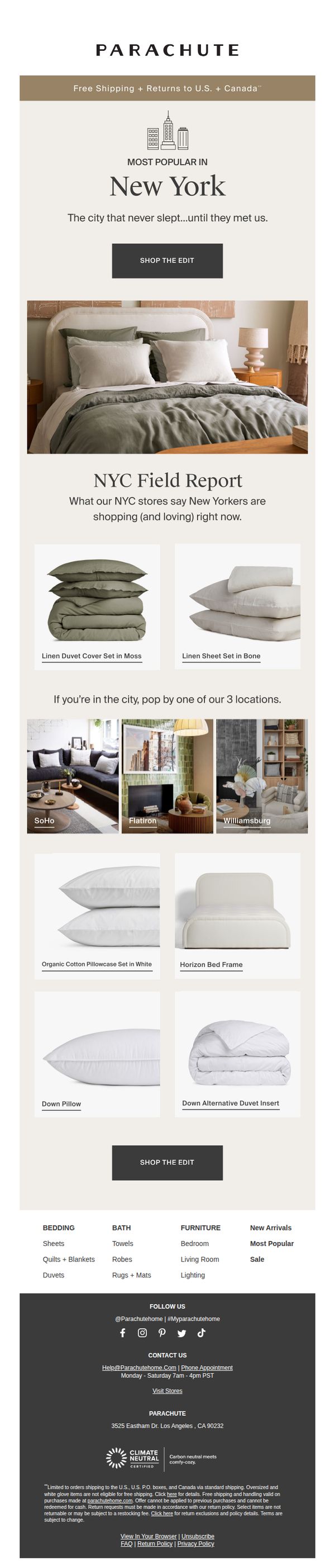 9. Parachute Home: The New York Edit