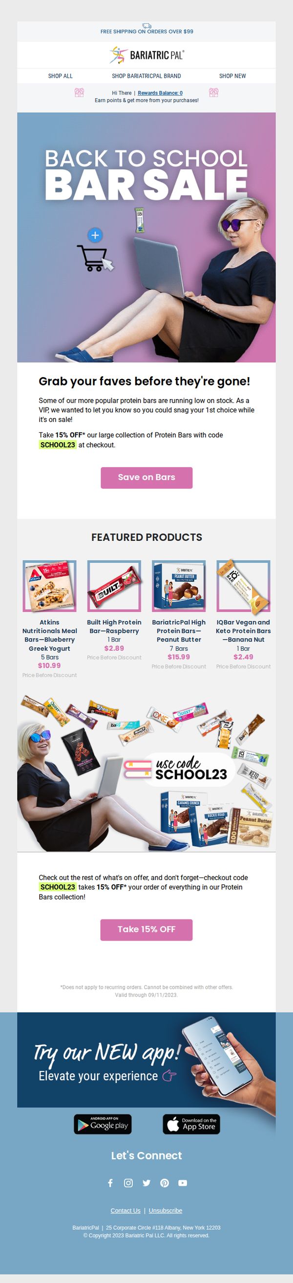 6. BariatricPal: ⚠️ We're running low! Shop the sale early to get your 1st picks
