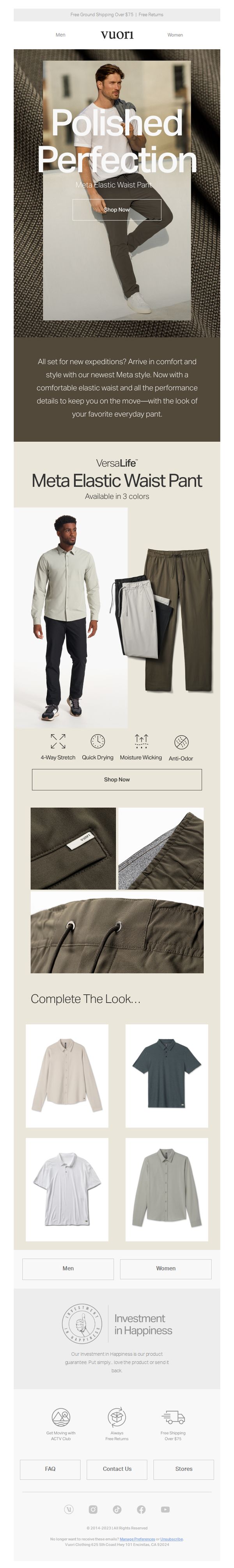10. Introducing the Meta Elastic Waist Pant